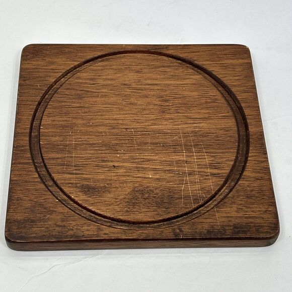 Vintage Cheese Board Mid Century Modern MCM Domed Cloche Wooden Plastic Serving - Picture 7 of 13